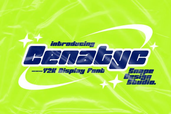 Cenatyc Font: Futuristic Display Type for Bold Designs