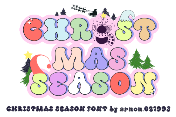 Christmas Season Font: A Quirky Display Typeface Worth Your Time