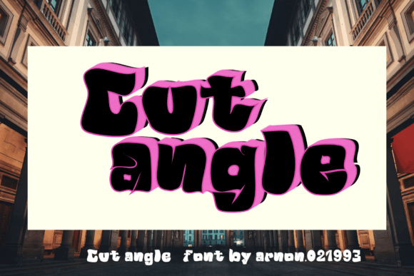 Cut Angle Font: Bold Typography for Modern Designs