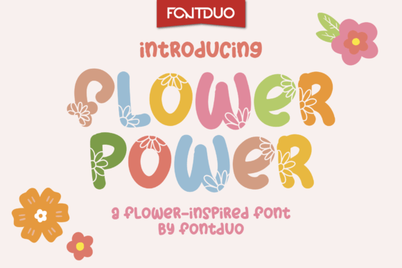 Flower Power Fd: Your Go-To Cute Display Font
