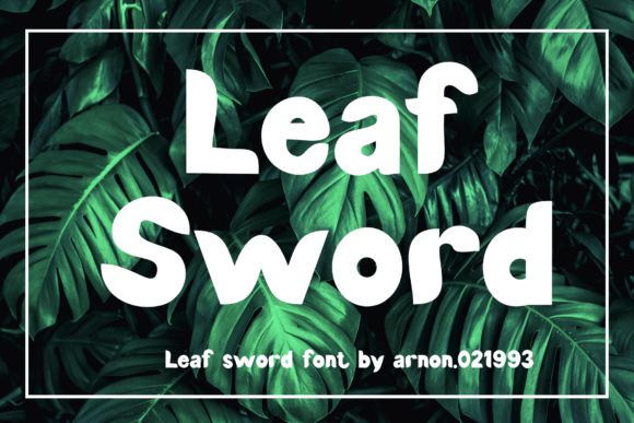 Leaf Sword Font – A Creative Typeface for Every Project