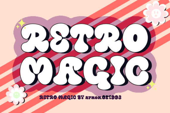 Retro Magic Font: Whimsical Typography for Creative Projects