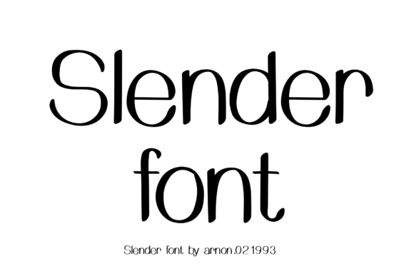 Slender Font — A Classic Serif for Every Design Project